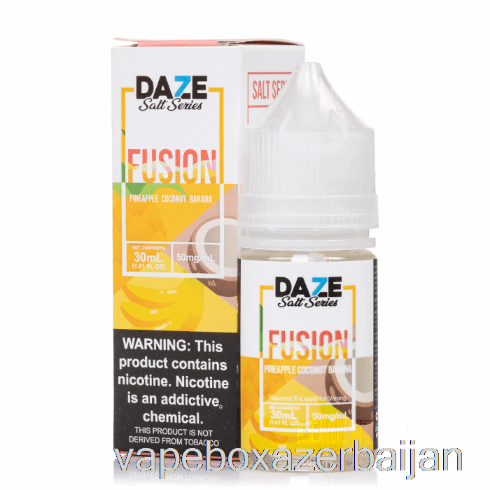 Vape Box Azerbaijan Pineapple Coconut Banana - 7 Daze Fusion Salt - 30mL 30mg